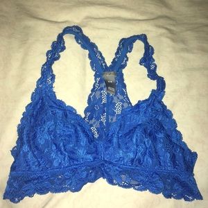 Aerie blue lace bralette (medium)